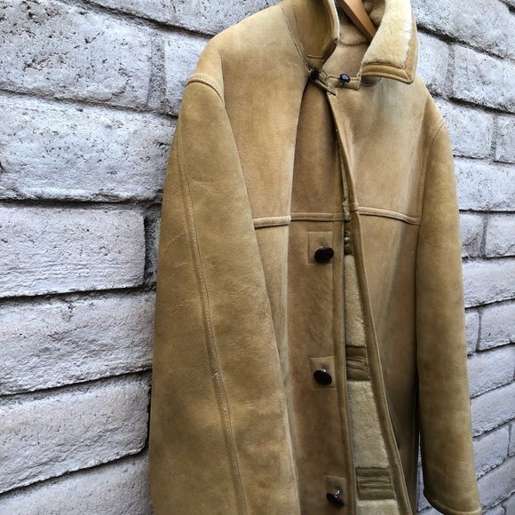 Other - Vintage shearling sheepskin leather coat